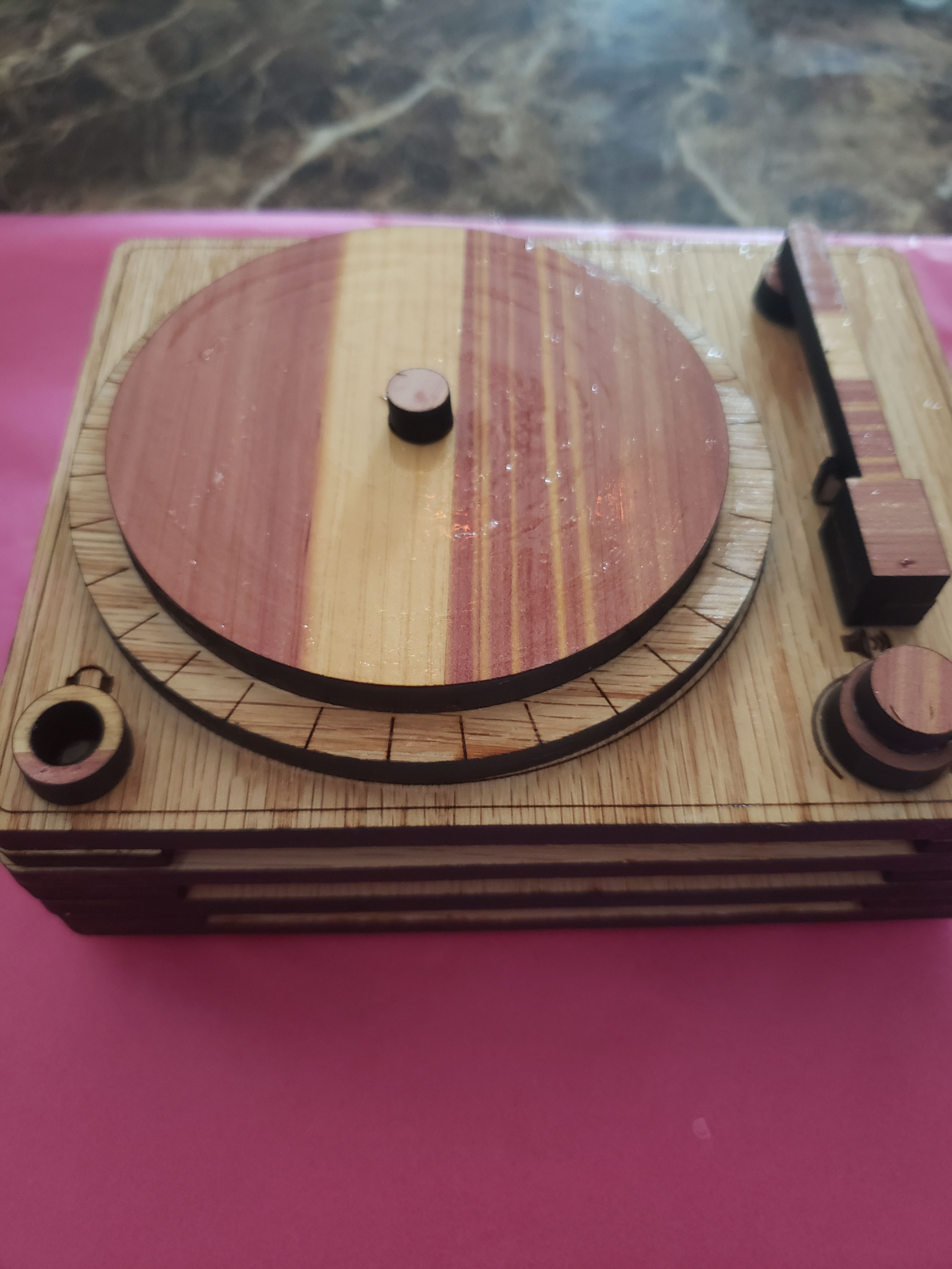 Retro Record Player Coaster 