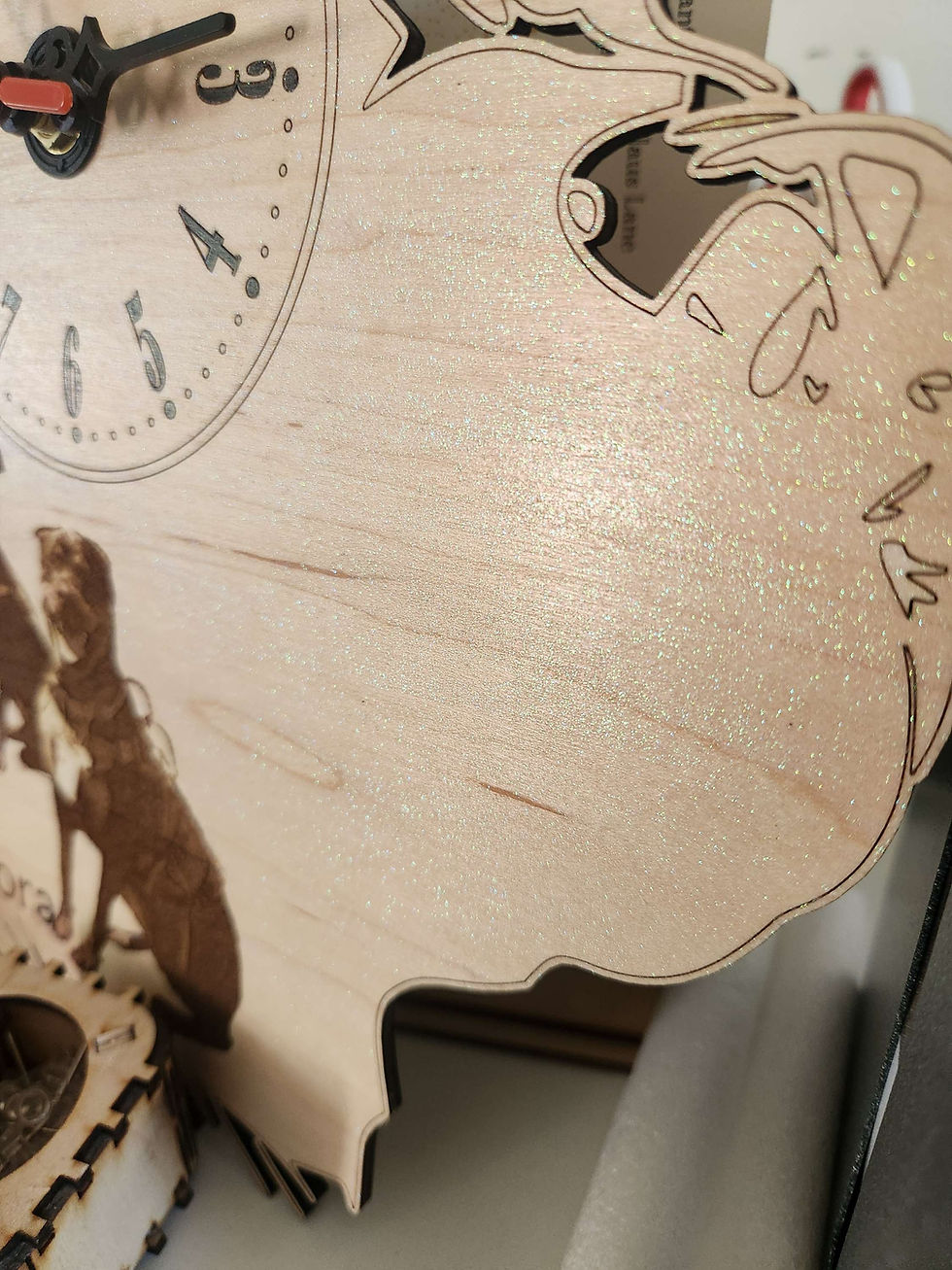 Thumbnail: Custom Made Dog Clock  or Cat Any Breed.