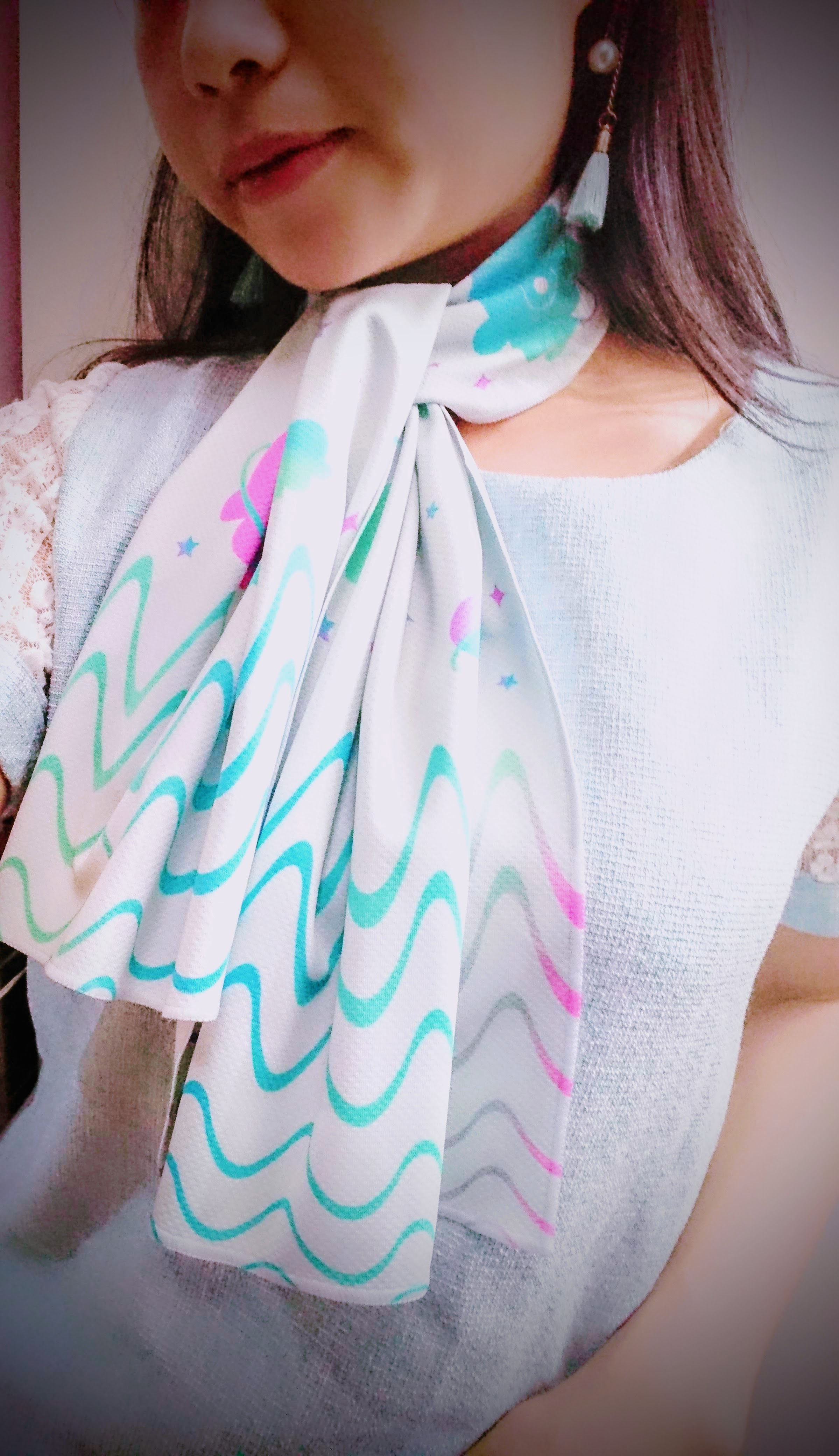 [服飾配件]章魚星球涼感巾