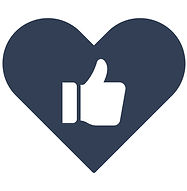Icon of a heart with a thumbs up