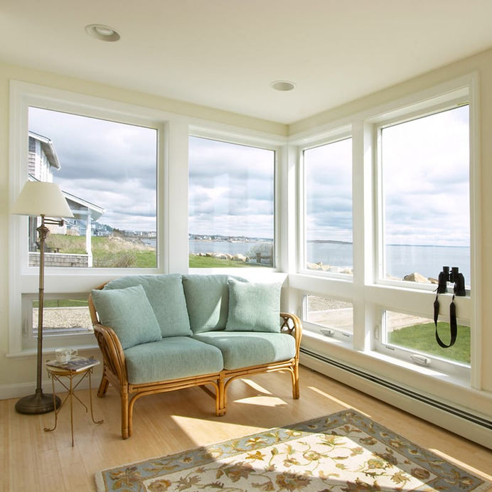 Large picture window providing expansive views and abundant natural light in a luxury home