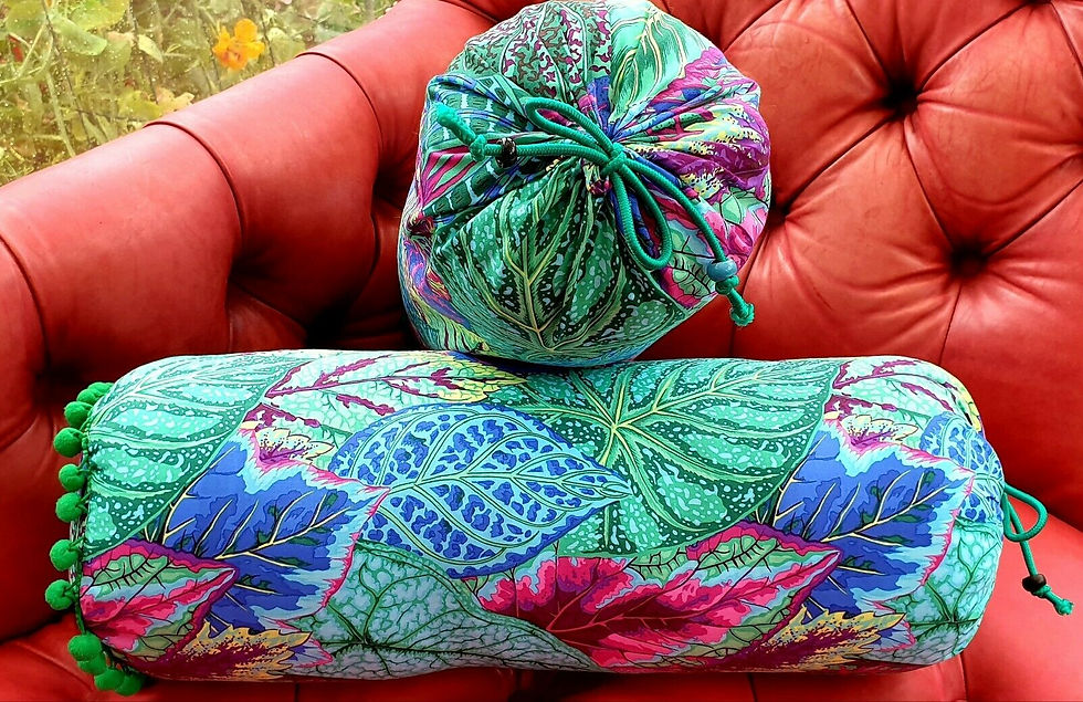 Thumbnail: Leaf Green Bolster Cushion