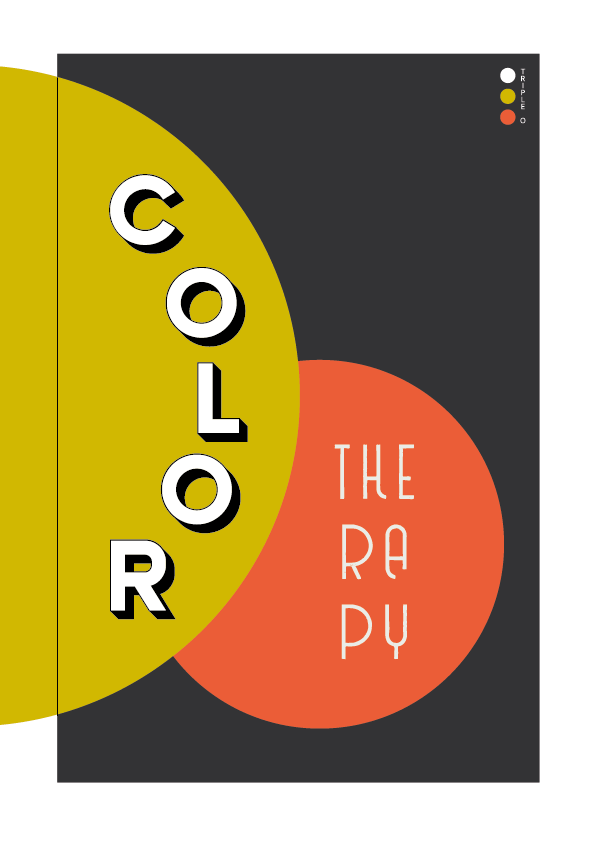 Miniature : Affiche Color Therapy - noir