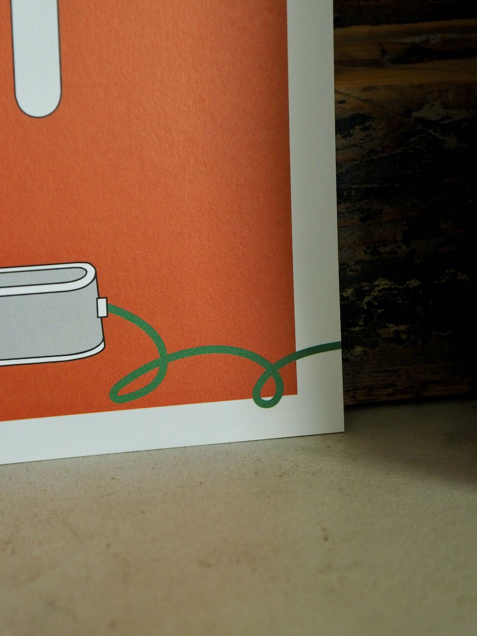 Miniature : Affiche Lampe AVA - rouge
