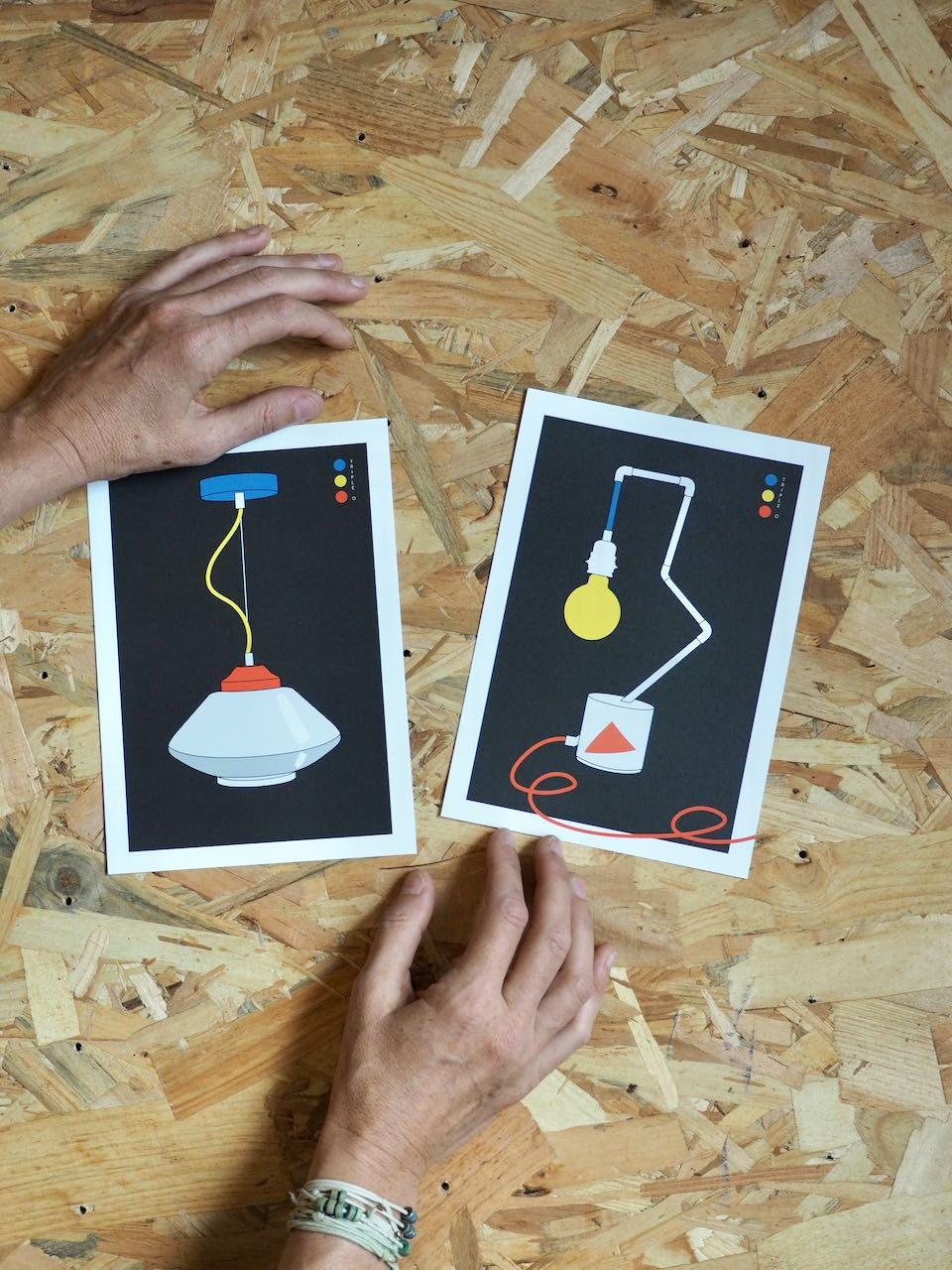 Miniature : Affiche Lampe OVI - noir