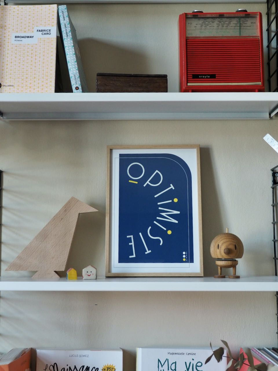 Miniature : Affiche Optimiste - bleu