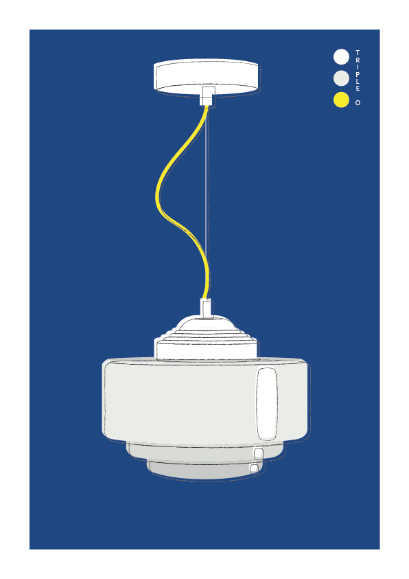 Miniature : Affiche Lampe CAK - bleu
