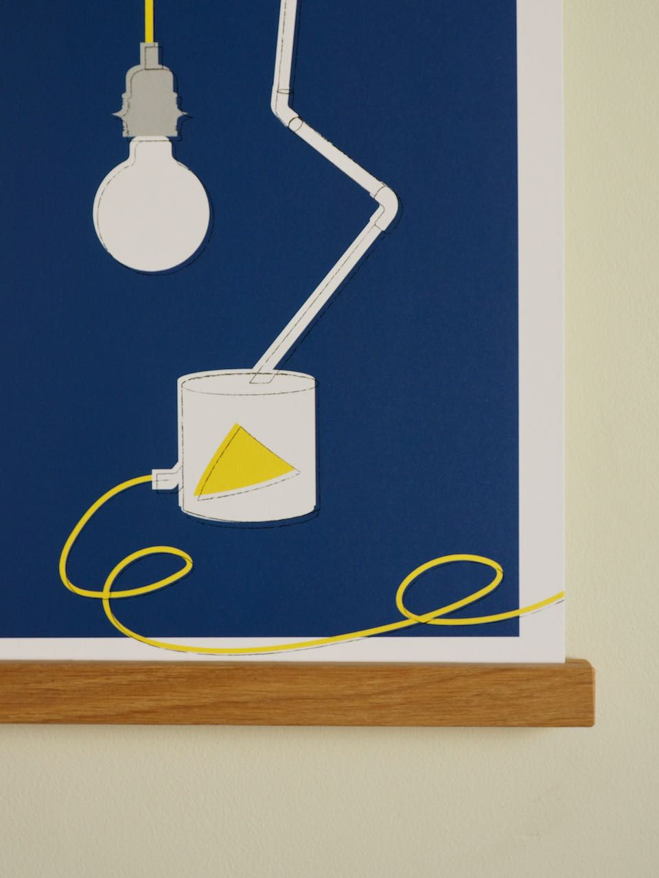 Miniature : Affiche Lampe BAO - bleu