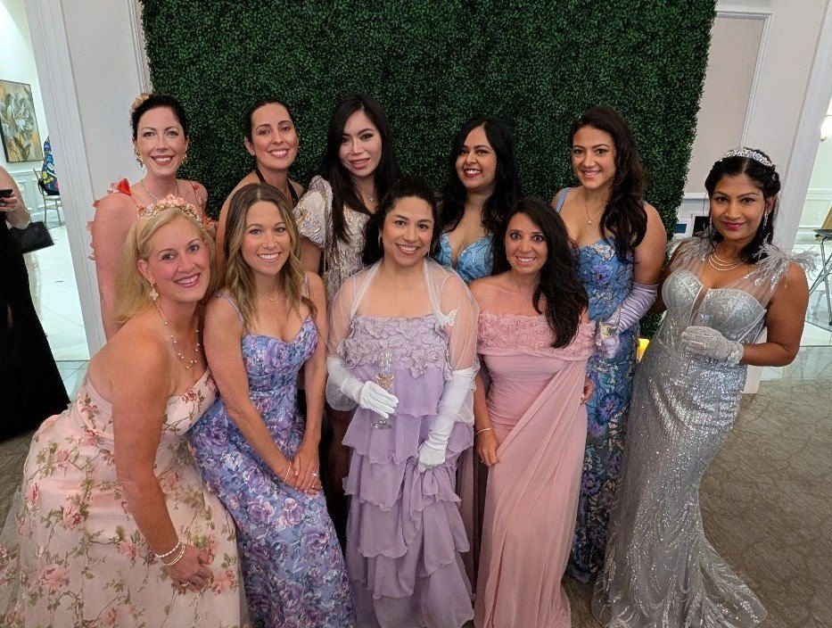 GCS Moms League members at The Great Gala 2026: Enchanted Garden