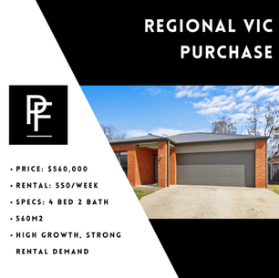 Regional Vic purchase - Oct 2025