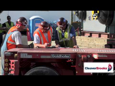 Cleaver-Brooks Transportation of a Nebraska Watertube Boiler