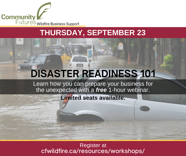 Disaster Readiness 101 – September 23