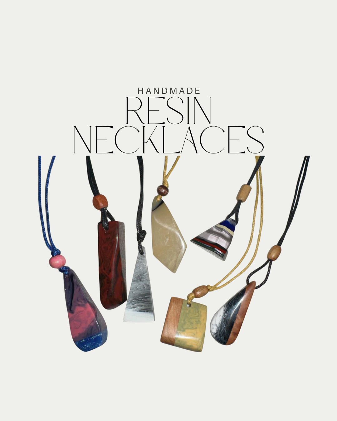 Handmade Resin Necklaces