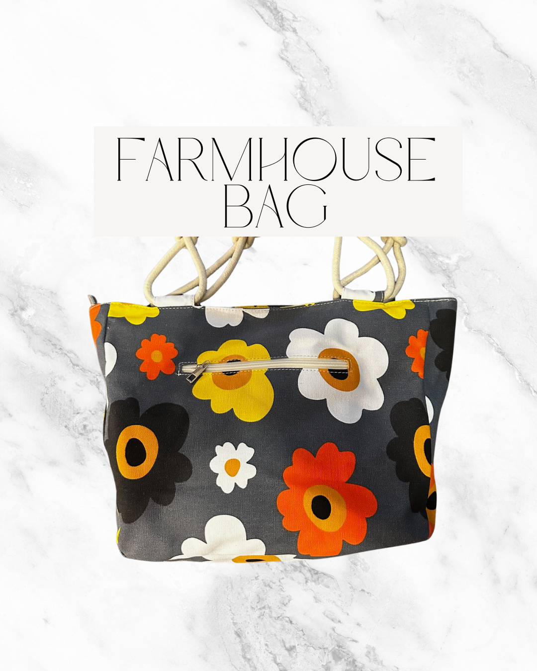 Farmhouse Canvas Bag