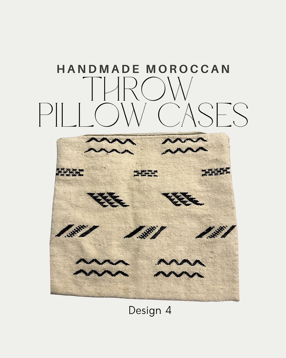Thumbnail: Moroccan Black & White Pillow Covers