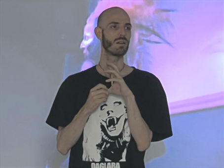 Documentation from Nikolaos Tsironis (DAGLARA)'s artist talk and workshop on Monday 3 June 2024.