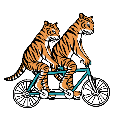Big Cats Bike Sticker by Electric Catnip (1).gif
