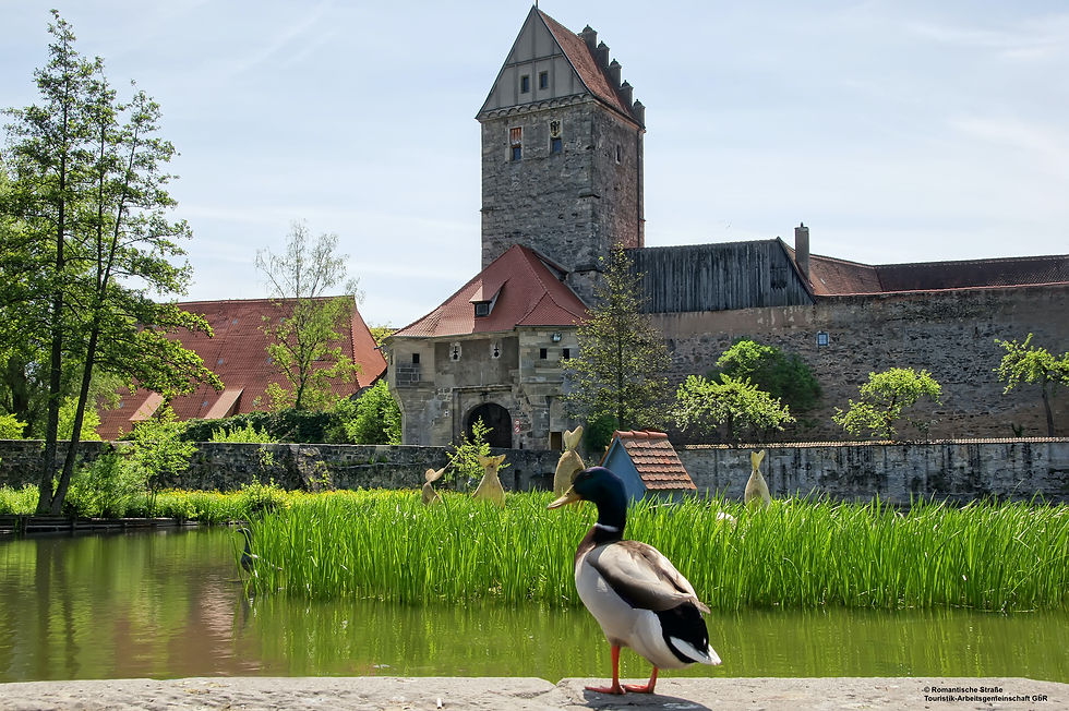 Dinkelsbuehl City Wall with Tower