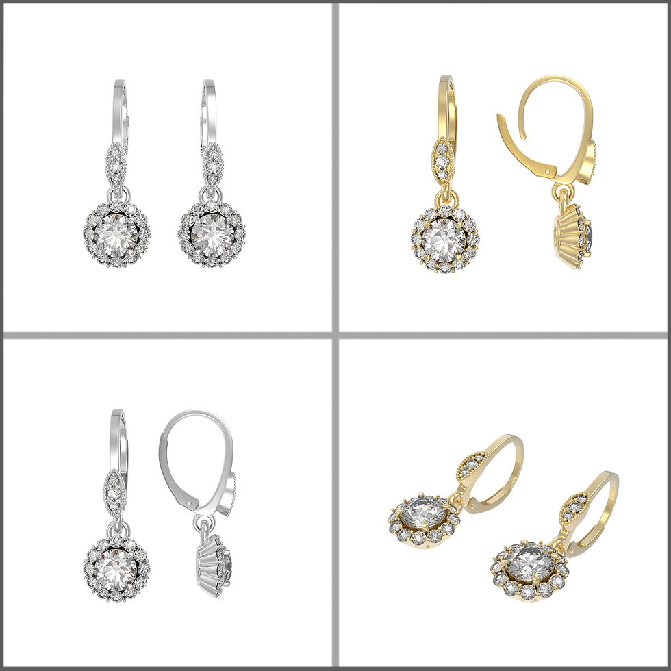 Cupcake Leverback Earrings