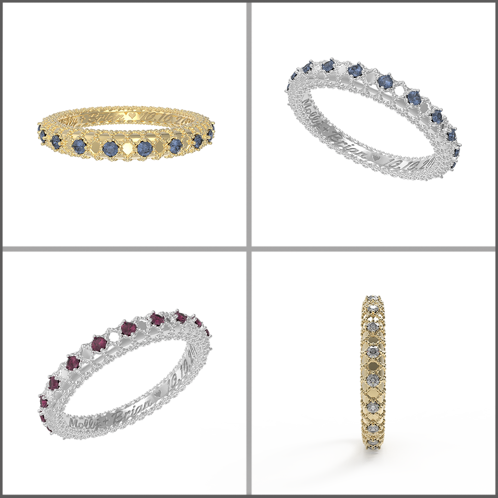 Decorative Wedding Band