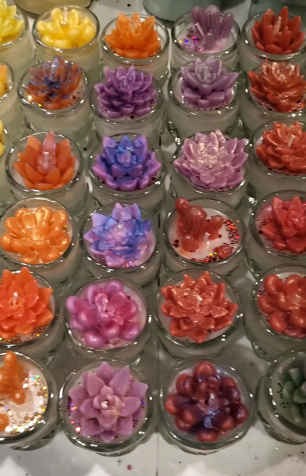 Thumbnail: Succulent Skull Tealights