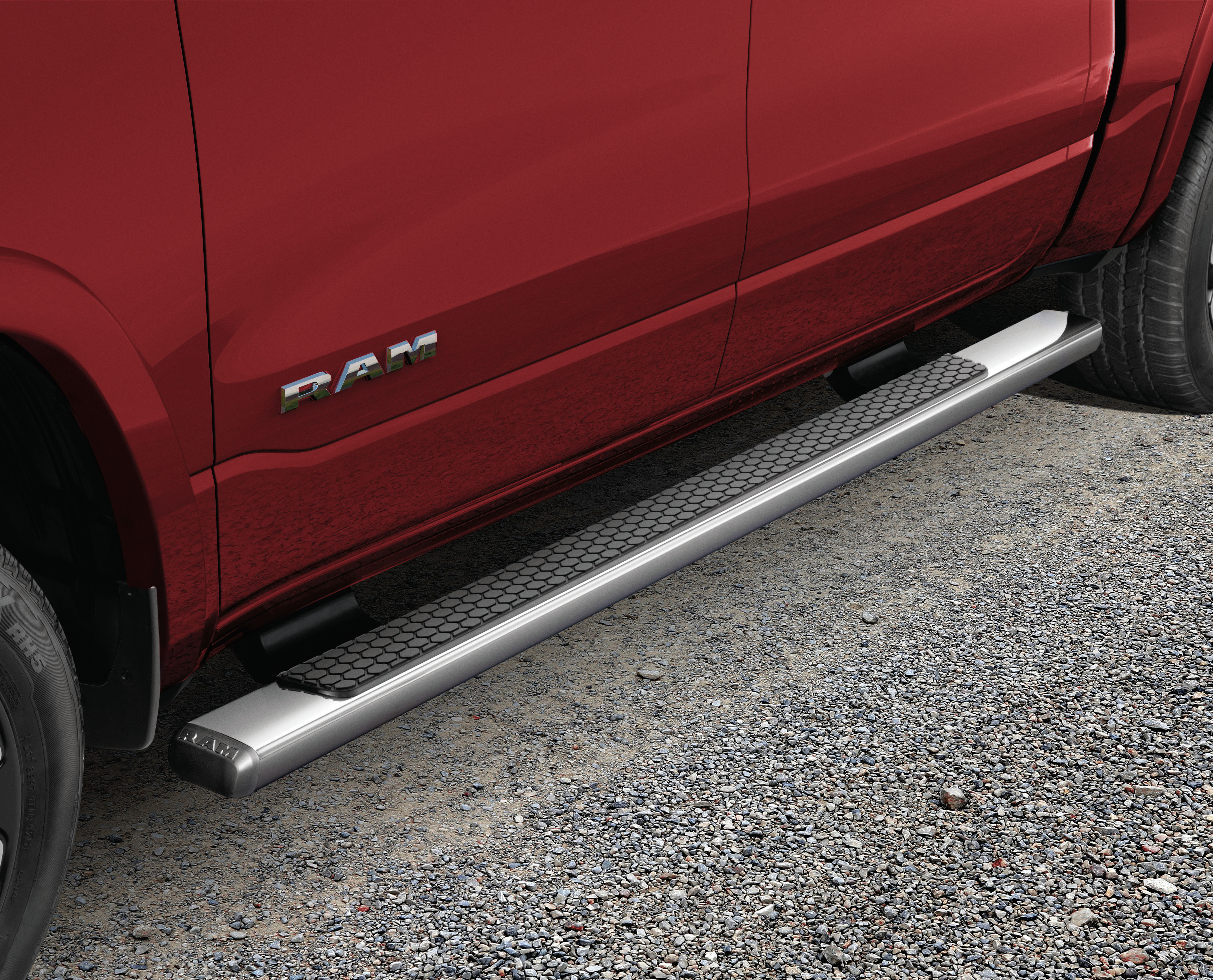 stainless steel, cab length tubular side step