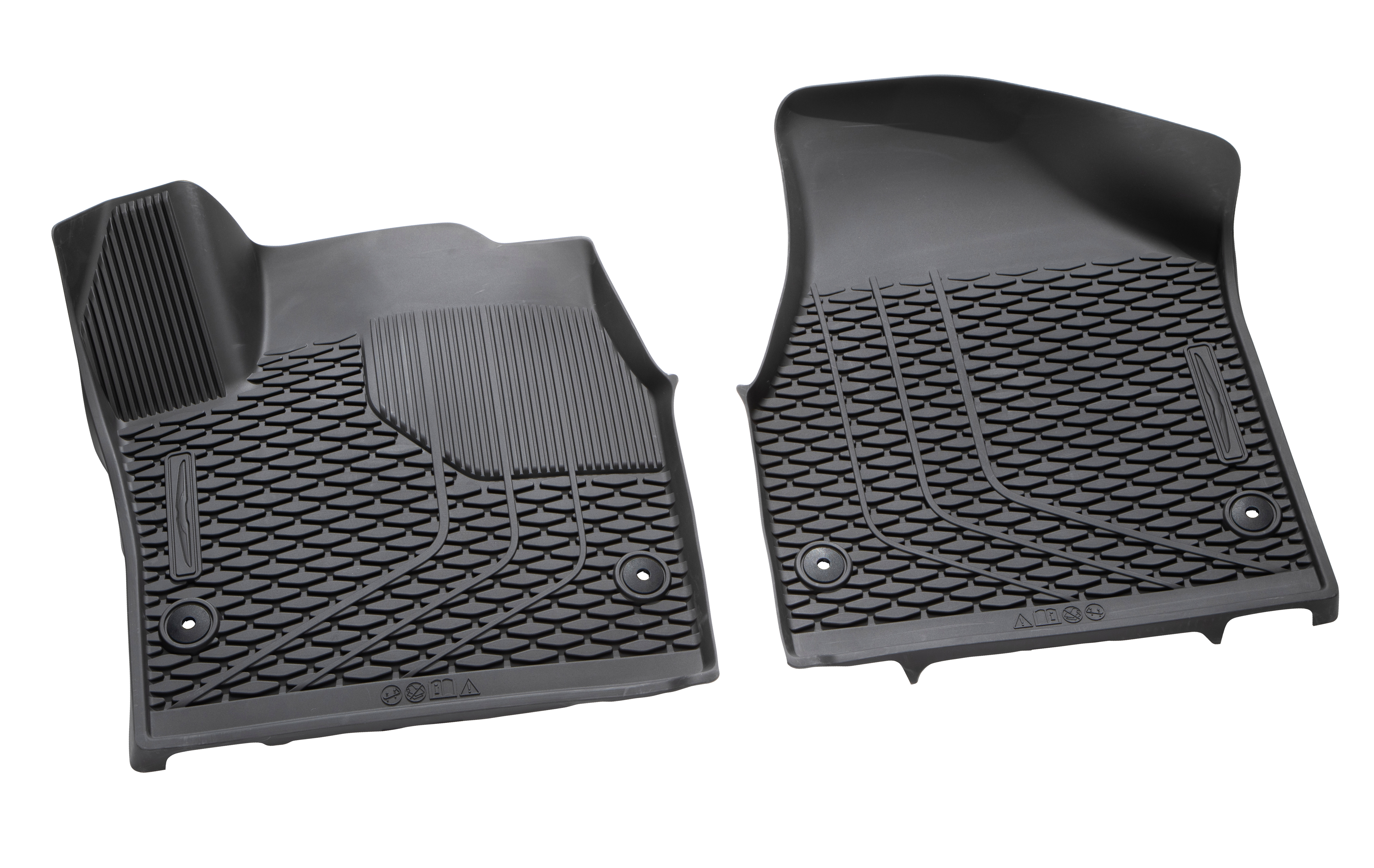 First row floor mats