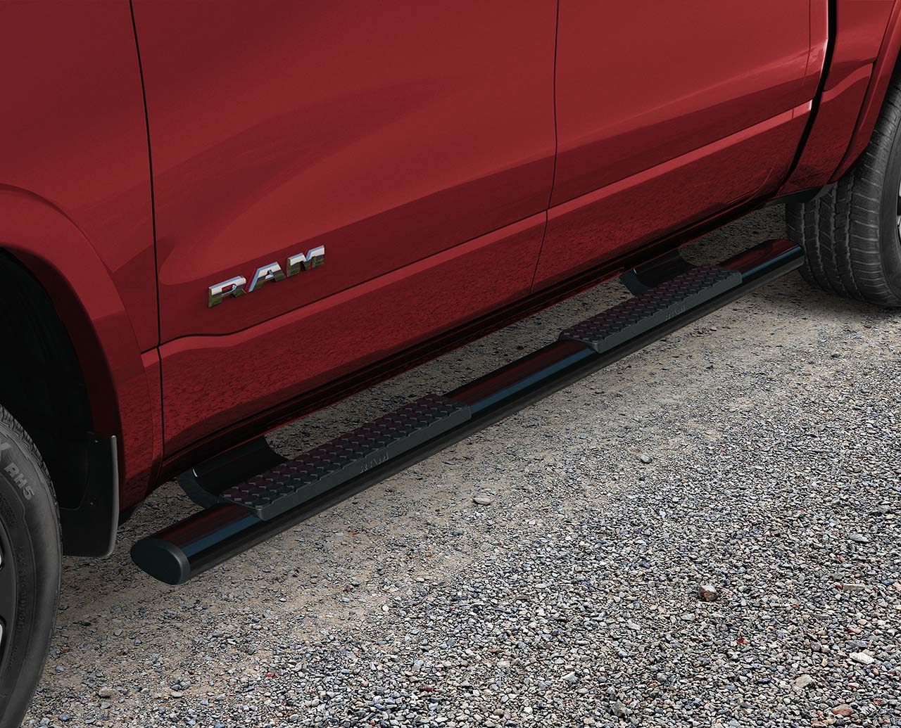 black tubular side step