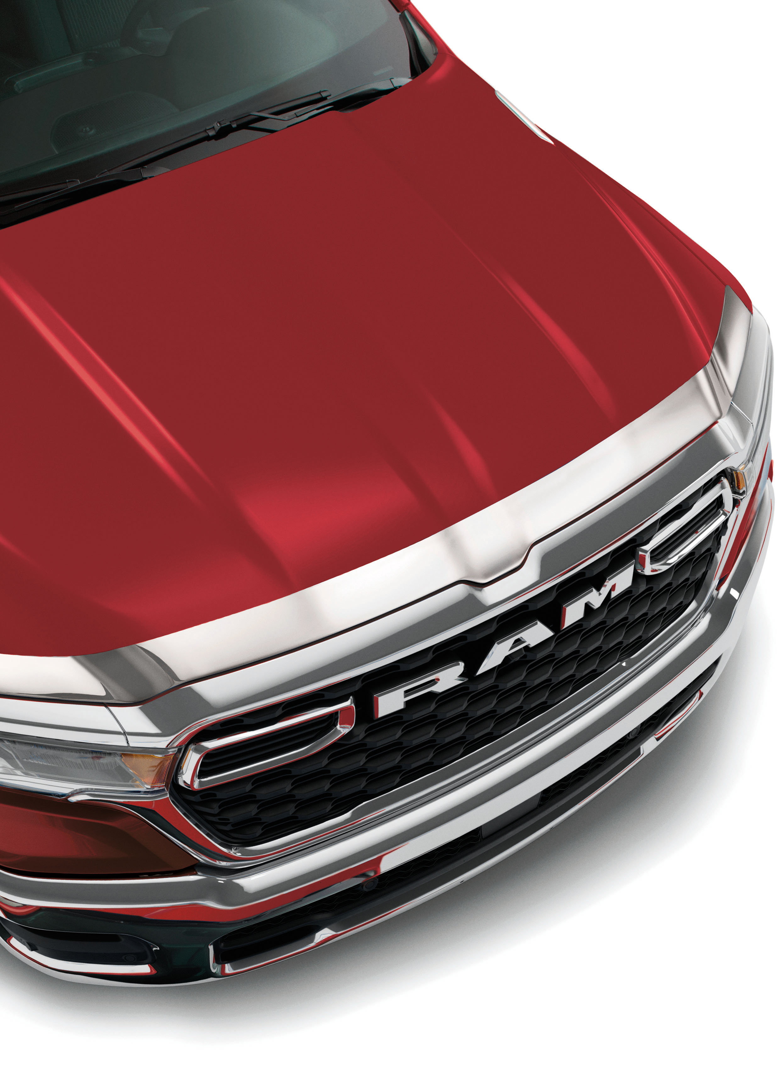 CHROME FRONT AIR DEFLECTOR