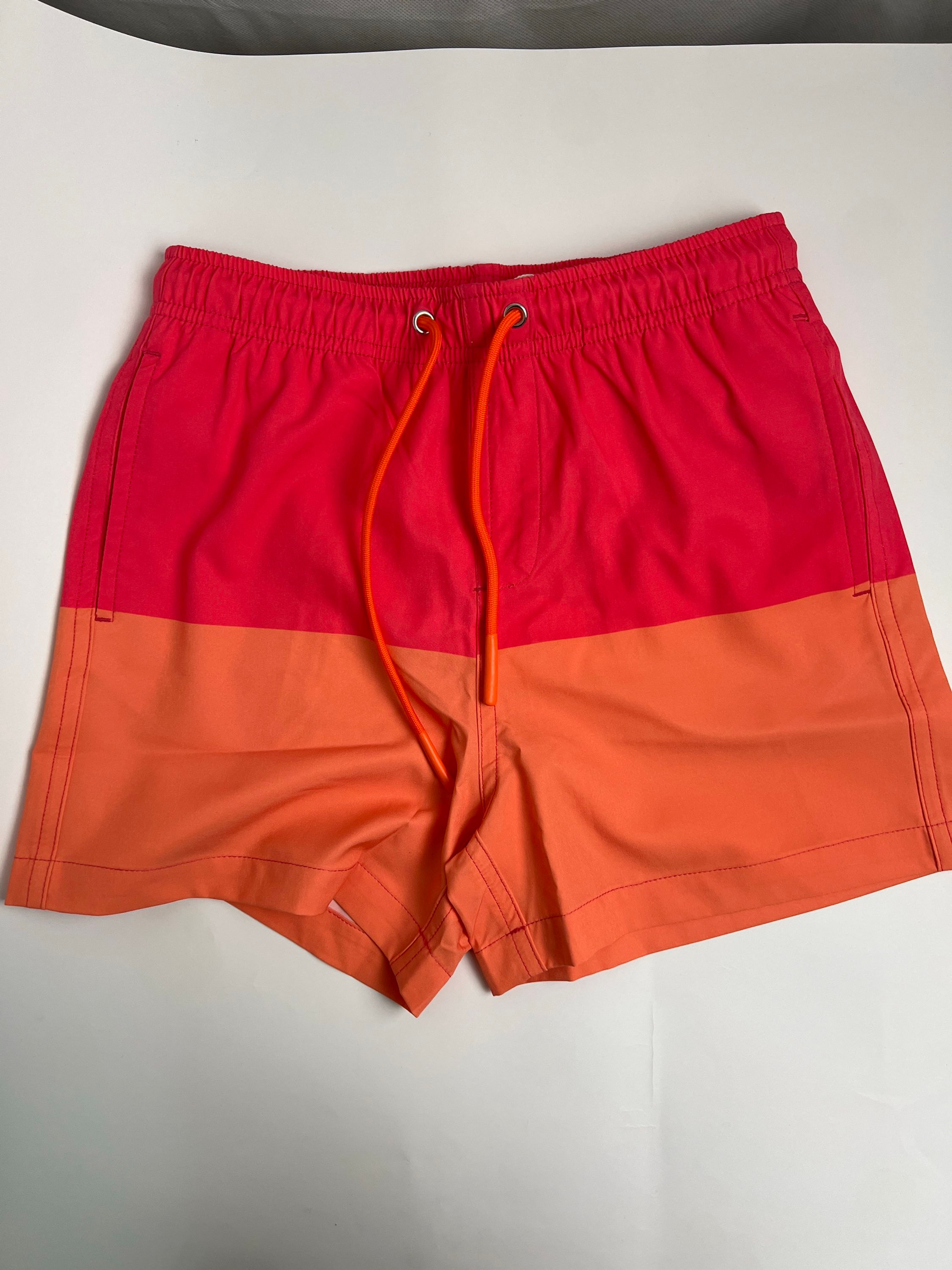 Portofino Orange Swimwear Shorts