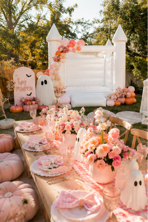 Pretty Little Halloween: Pink Summerween Party Ideas for a Girly Backyard Bash