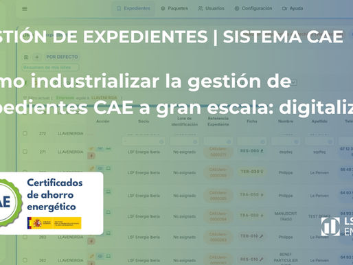 Gestión digital de un gran volumen de expedientes CAE