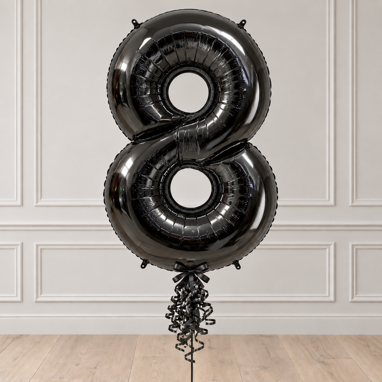 Black Foil Number Balloons (0-9) 40"