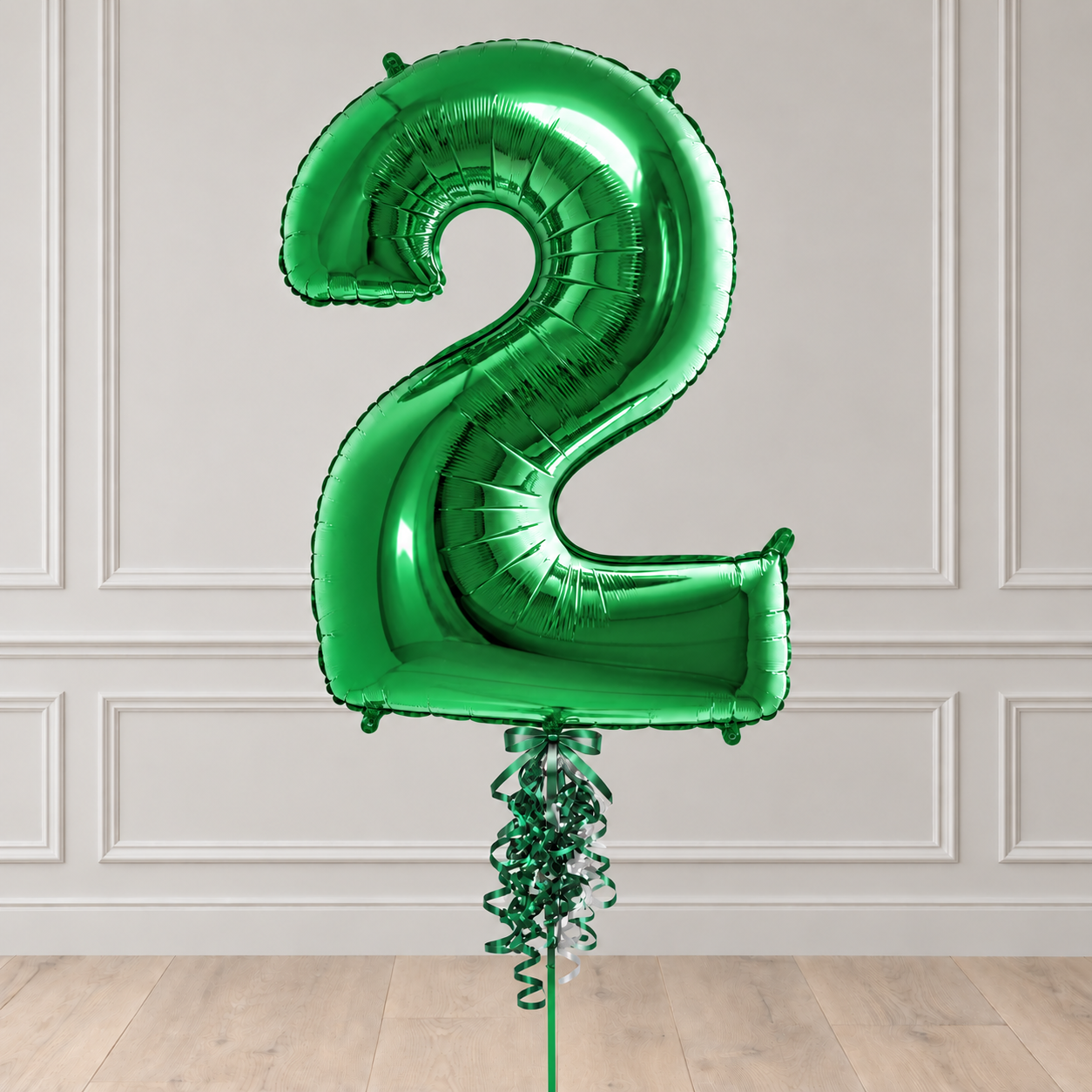 Green Foil Number Balloons (0-9) 40"