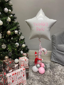 Pink Candy Cane Elf