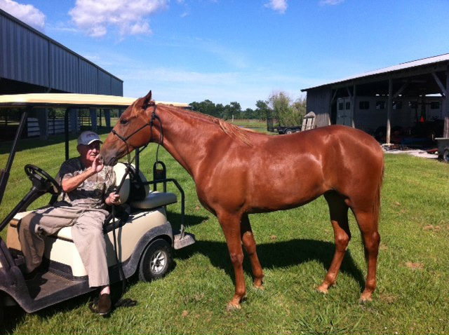 Peaches à trois ans.