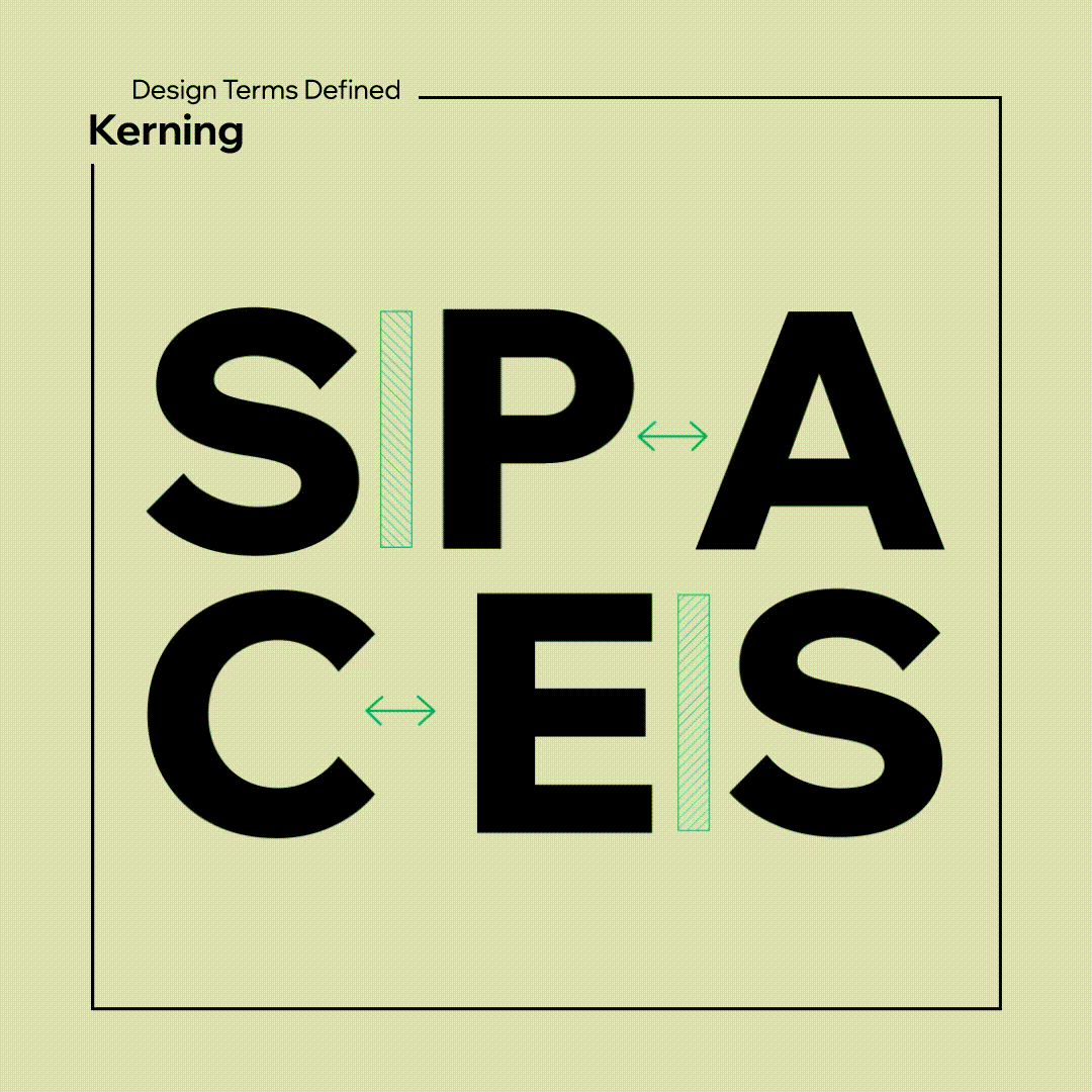 Design terms kerning 