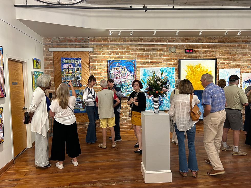 Small towns need art because art is what makes a community.