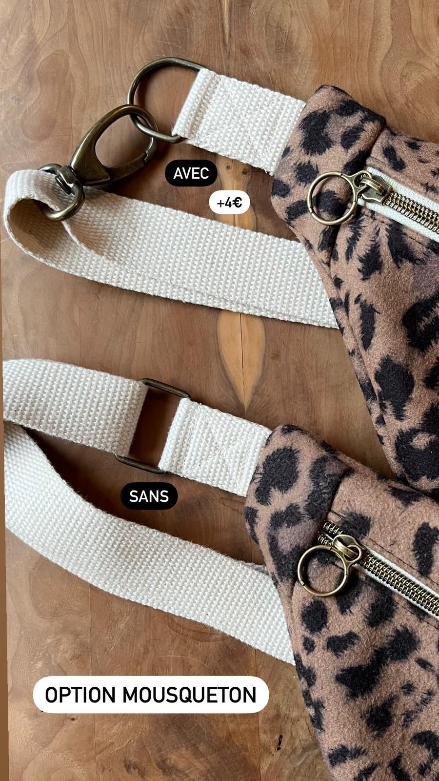 Miniature : Sac banane coton - Bleu marine -  NOLWENN