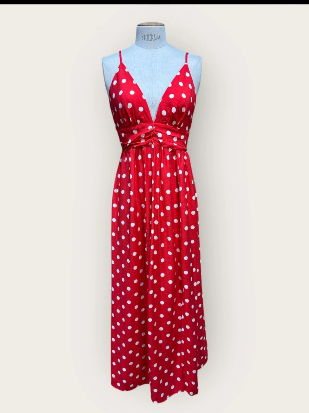 Robe longue fendue côté 