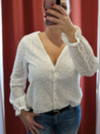 Gilet blanc réversible 