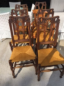 Rempaillage et Cannage de Chaises par l'Artisan Rempailleur Canneur Urriaga du 06 Alpes Maritimes