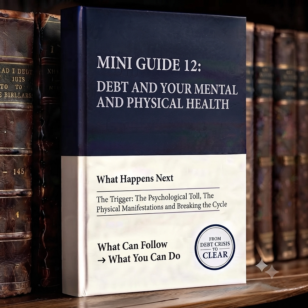 DEBT & MENTAL & PHYSICAL HEALTH
