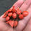 Thumbnail: Antique Italian Coral Brooch 9 Gram