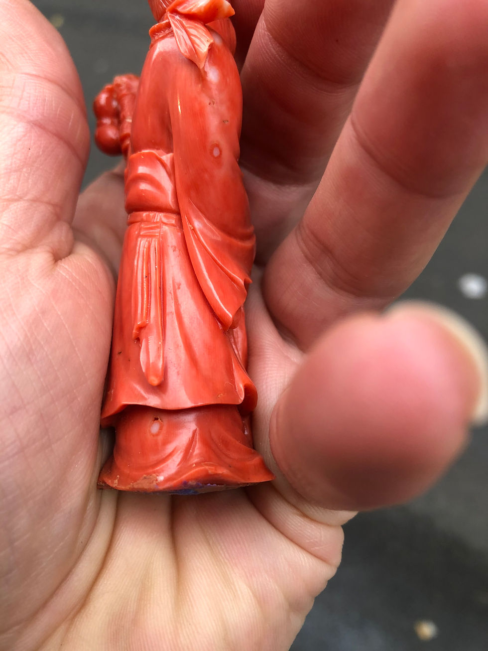 Thumbnail: BEAUTIFUL CHINESE CORAL STATUE