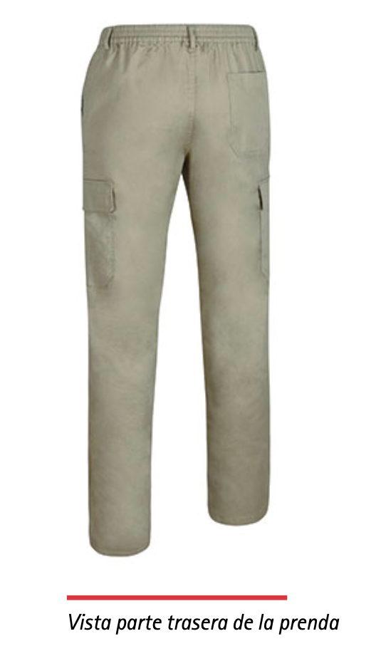 Miniatura: Pantalón Trabajo Multibolsillos 210g/m2