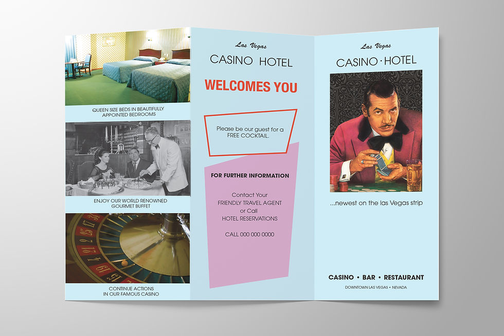 1970s Las Vegas Brochure made for television show