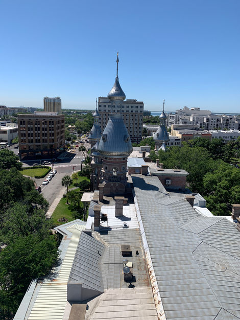 Top of Plant Hall from the minaret view