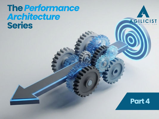 Precision mechanical system running smoothly but connected to the wrong directional output, symbolising organisational optimisation misalignment.