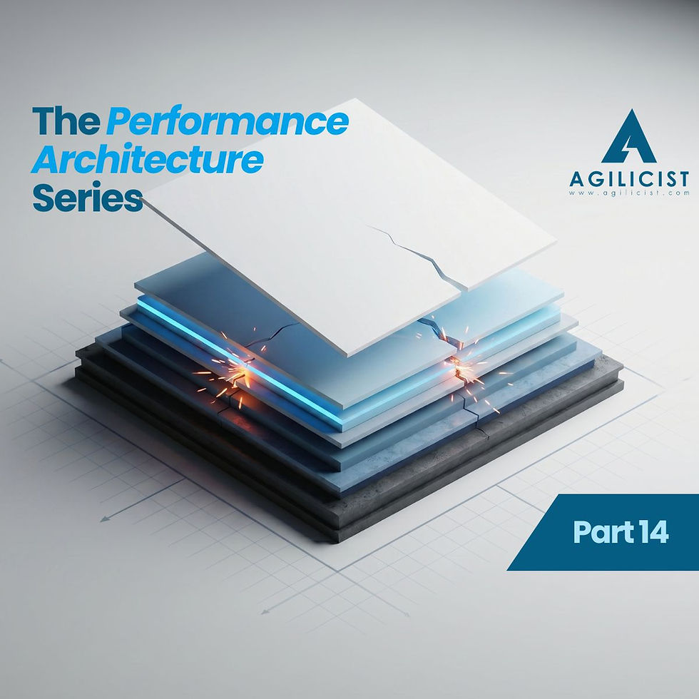 Agilicist Performance Architecture Series Part 14 - Diagnostic Audit of Structural Friction in Organisations